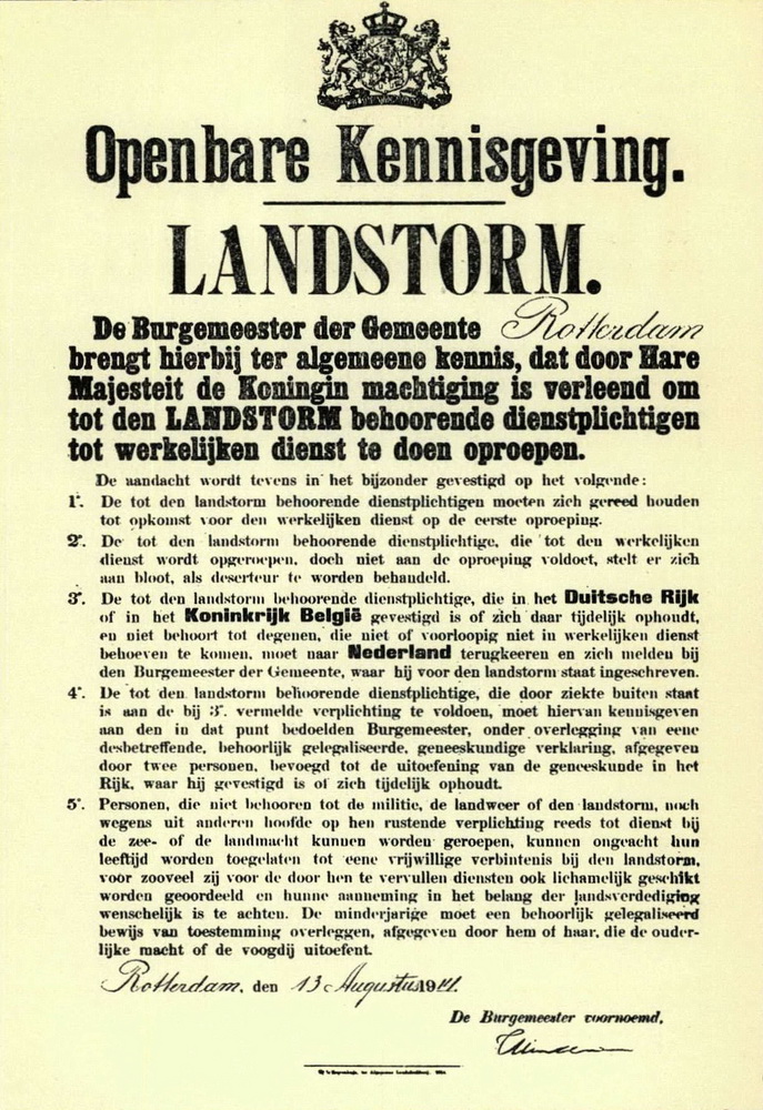 1914_08-13 affiche Proclamatie burg. Rotterdam. Kennisgeving Landstorm_gecropt+sharpen_1000x686.jpg